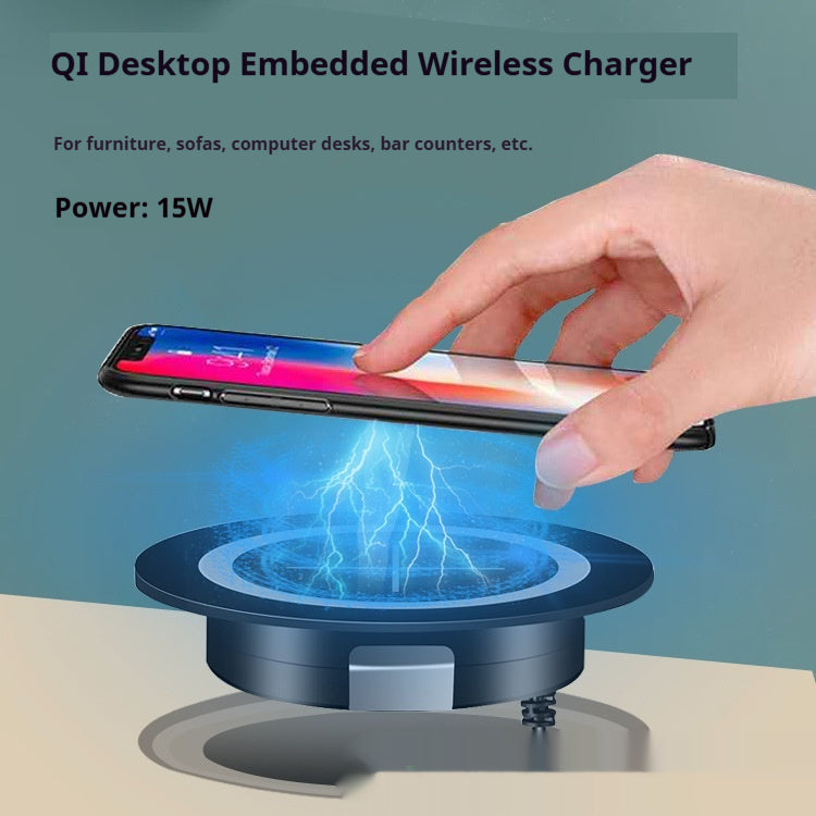 Chargeur sans fil embarqué Téléphone de bureau étanche