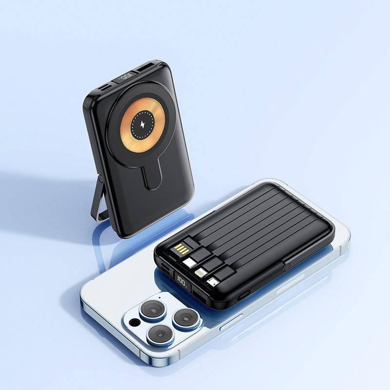Large Capacity Spring Magnetic Self-Contained Power Bank
