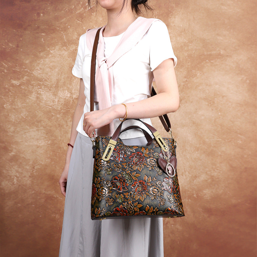 Sac à main Retro Floral Camellia