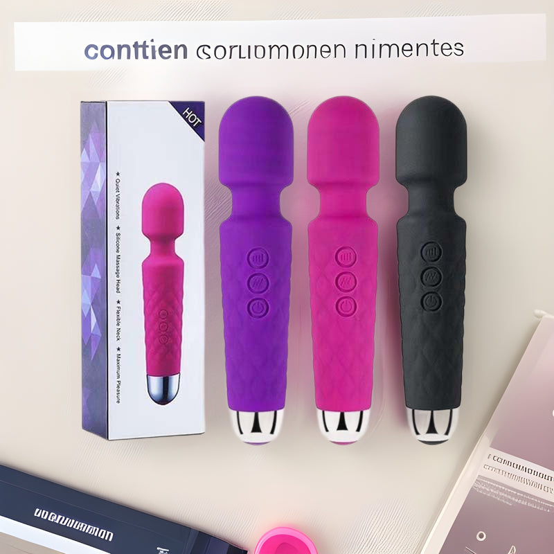 Jouet de silicone AV Rider à 20 fréquences