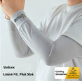Paire de manches d'écran solaire-Light Gray-1