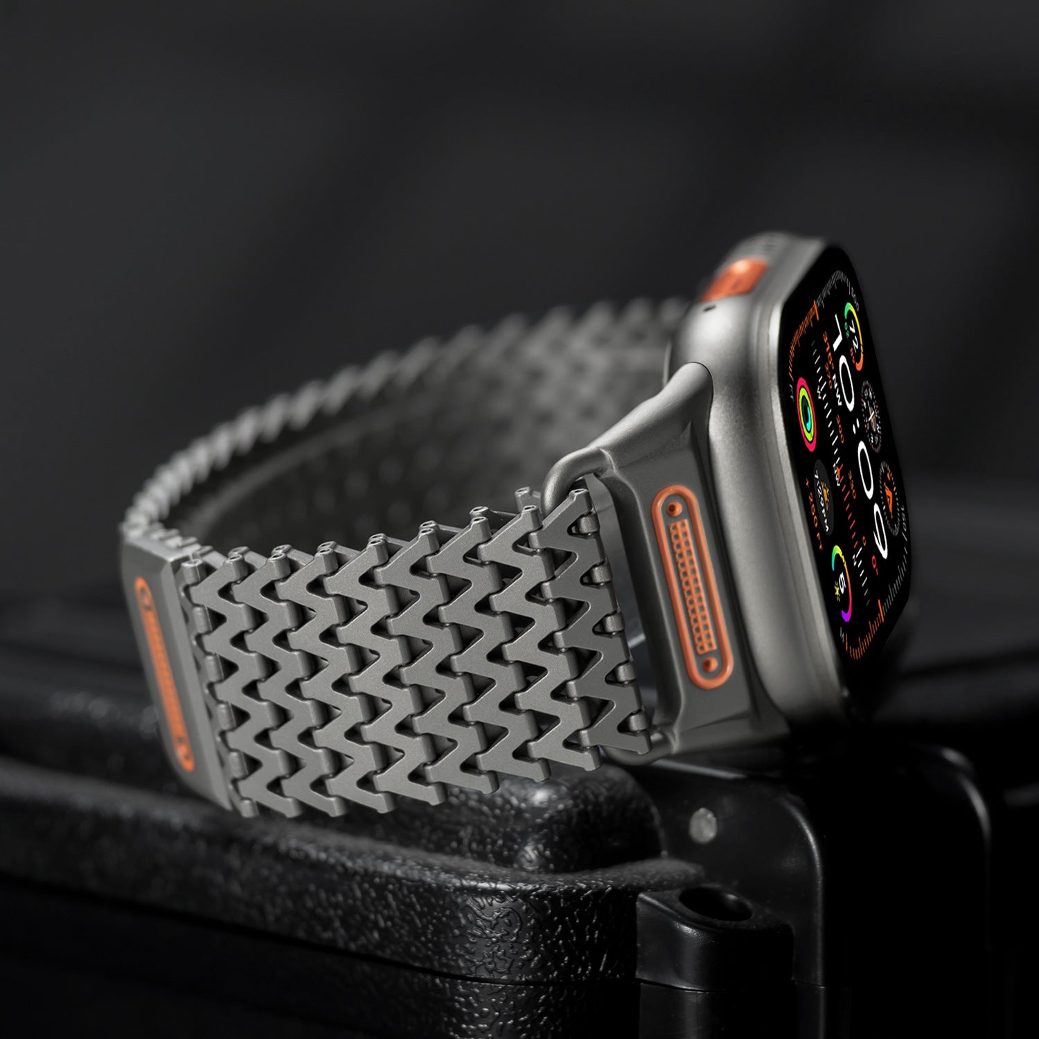 Bracelet milanais avec fermoir magnétique métallique en forme de W à l'échelle Dragon