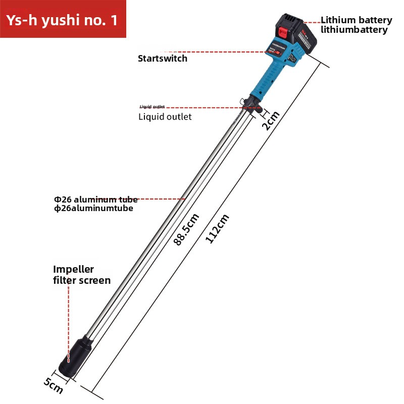 Pompe à eau rechargeable au lithium