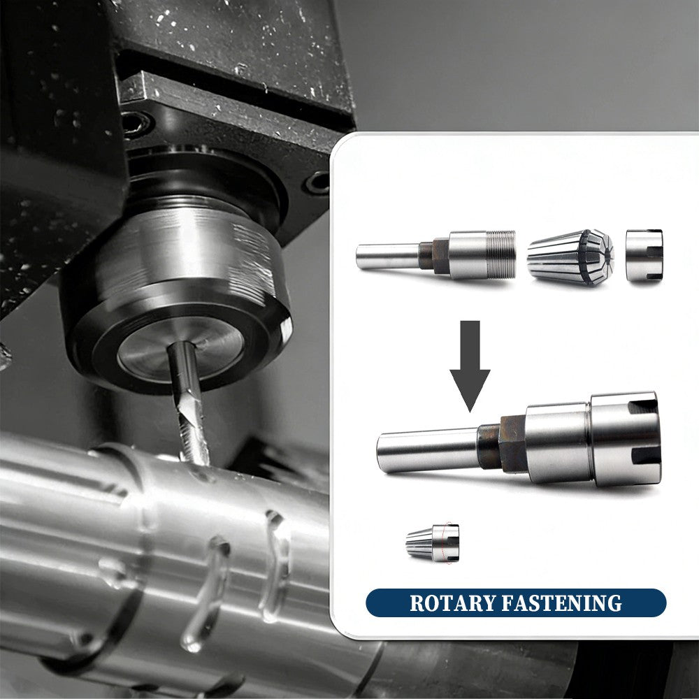 10Pcs ER16 Ensemble de collet à ressort pour fraisage CNC Machine de gravure d'outil acier