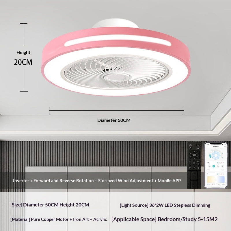 Fan Lumière Minimalist Chambre Plafond