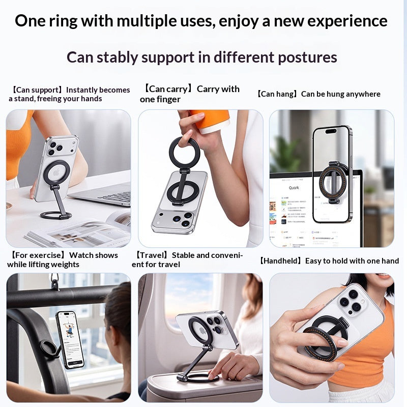 Support de téléphone magnétique Porte-anneau portable
