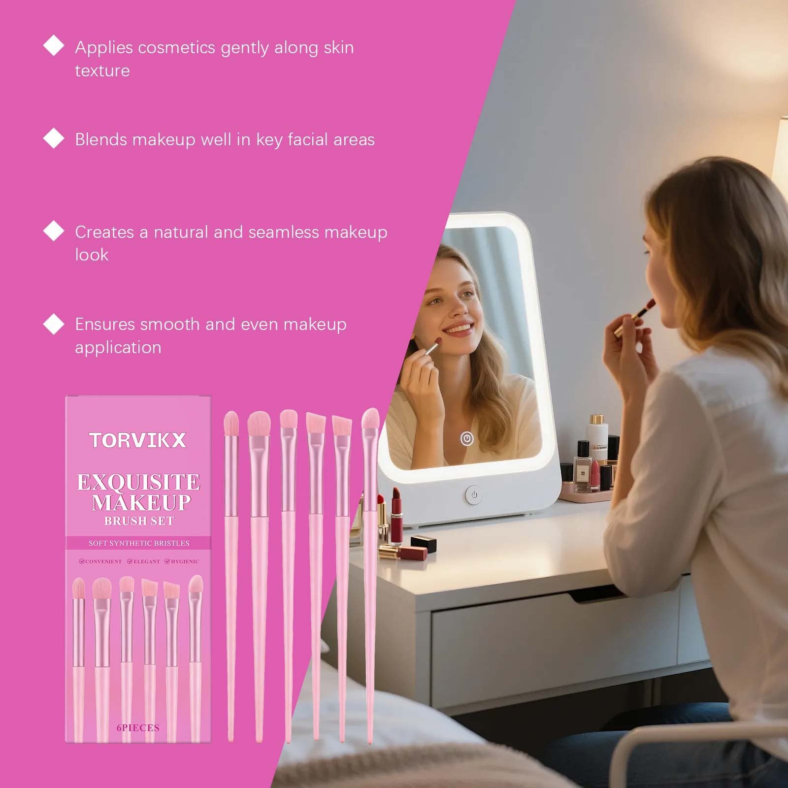 Pinceau de maquillage exquis