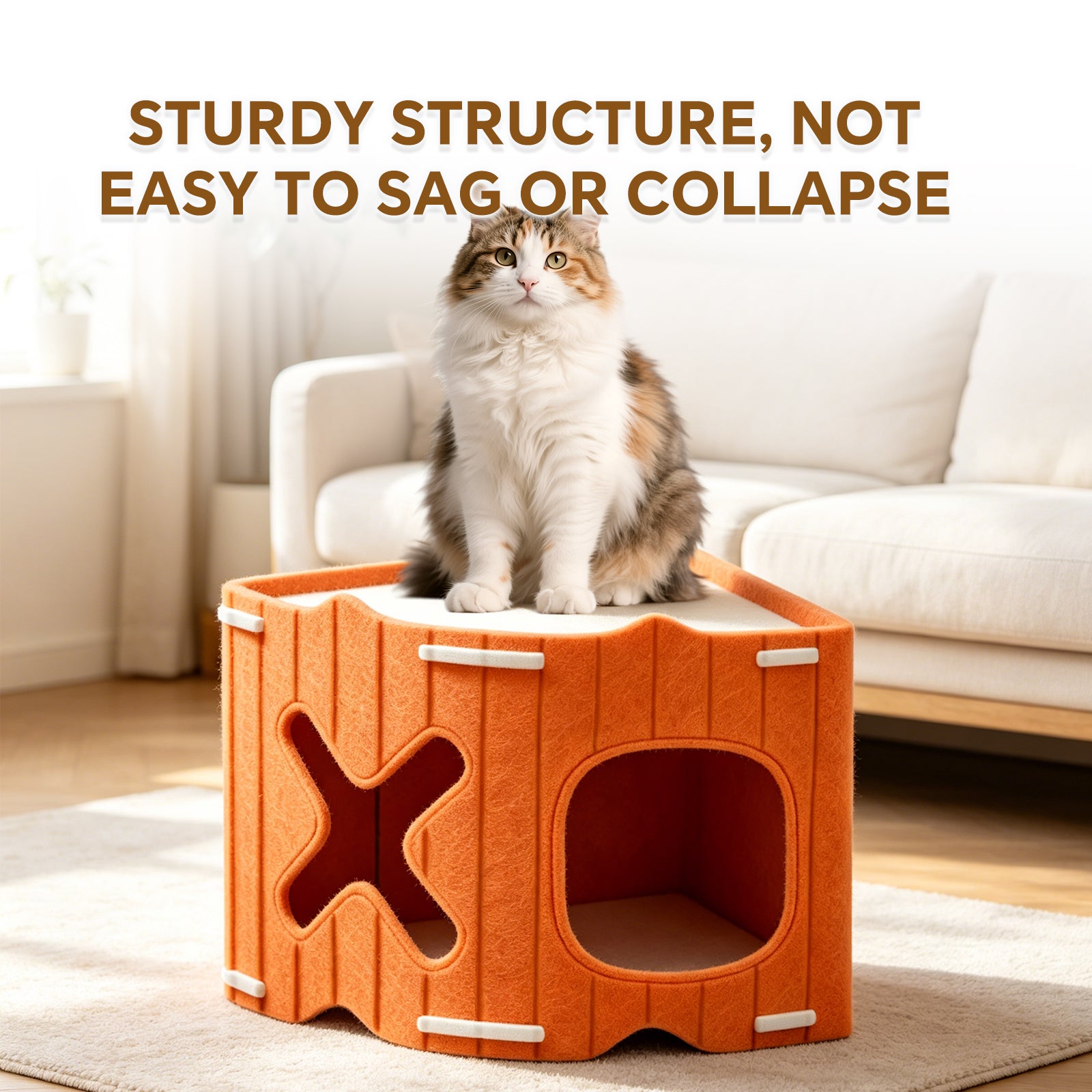 Un seul lit de chat empilable multicouche