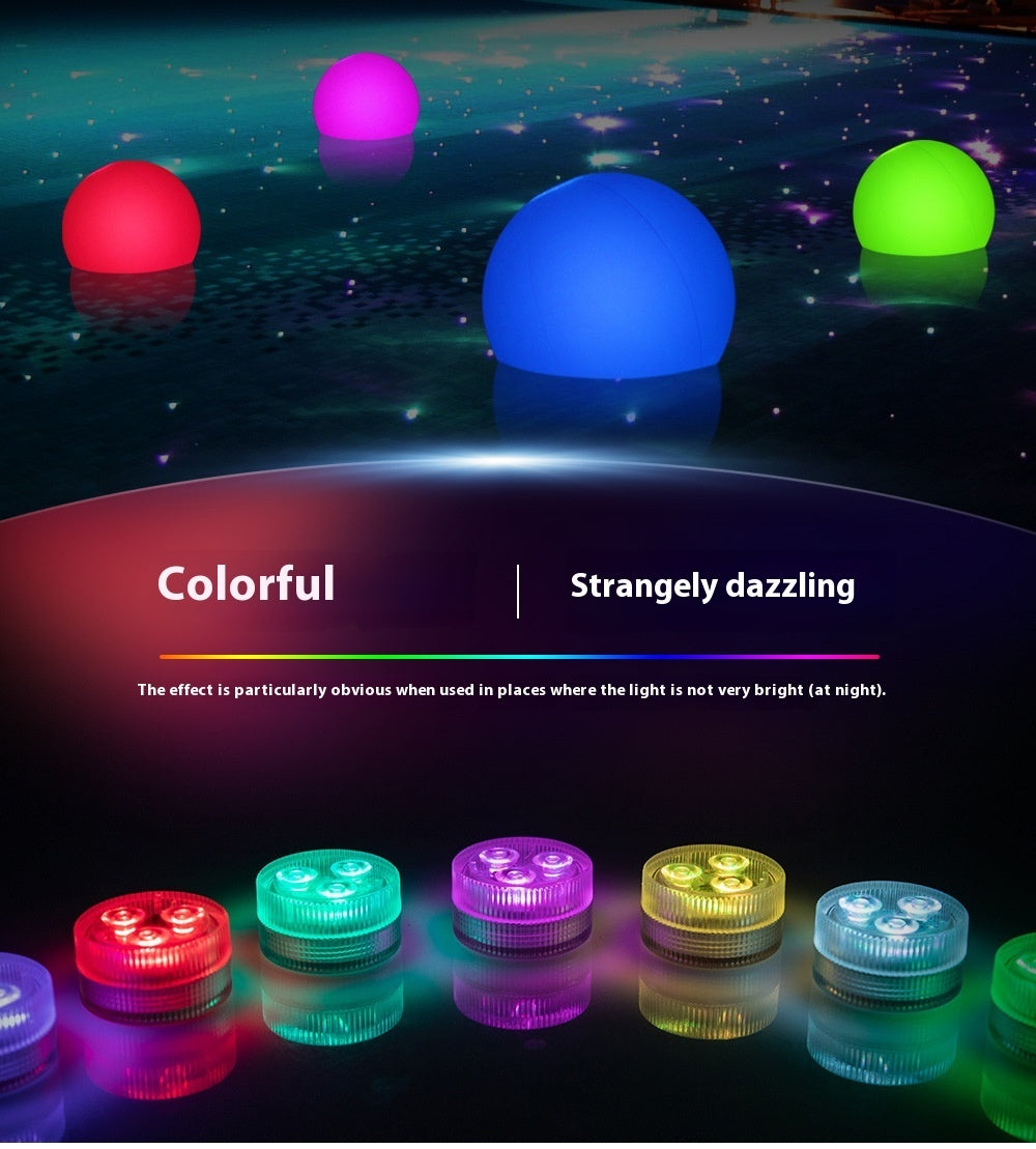 LED Waterproof Remote Control Aquarium Submersible Light