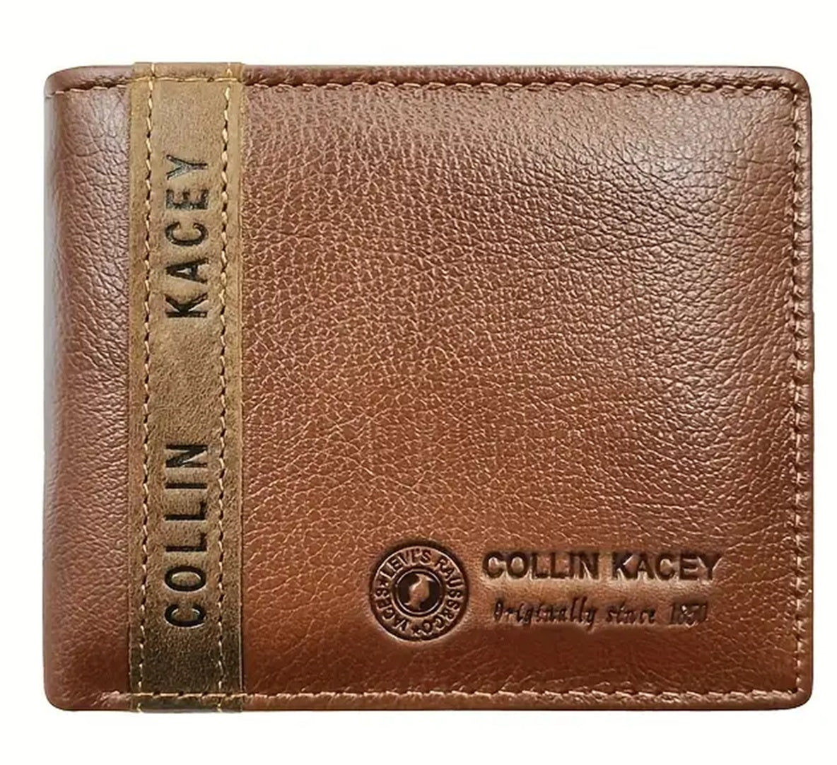 Courte mode de portefeuille pour hommes Cowhide