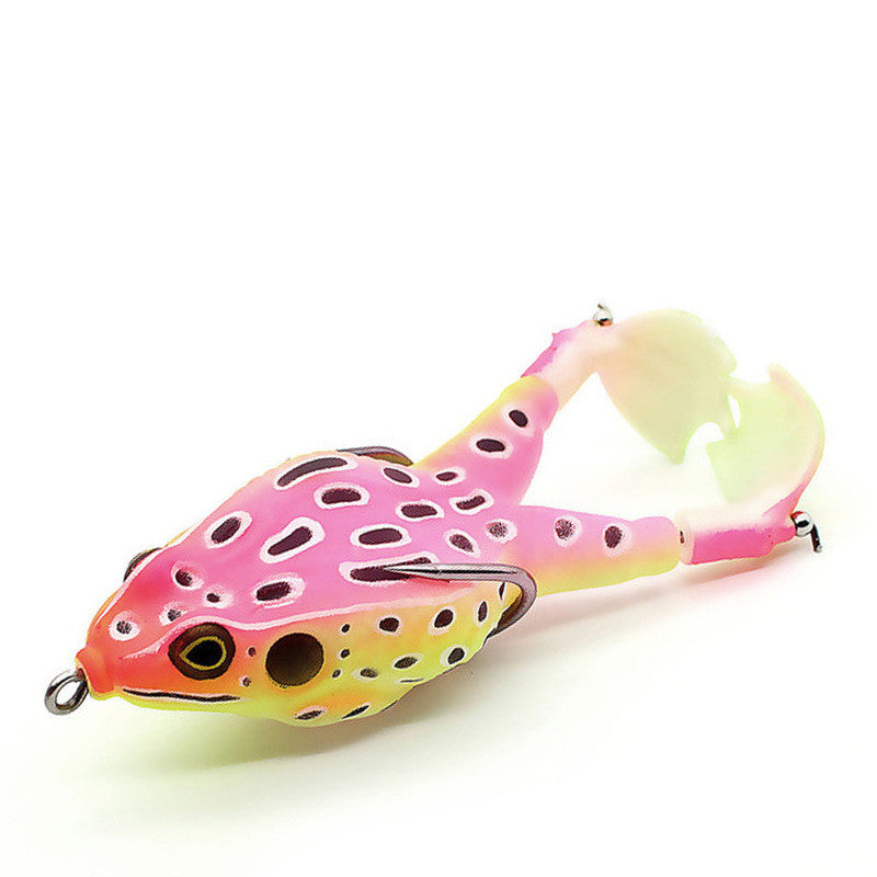Ensemble de grenouilles à deux pattes rotatives Luya Fake Bait