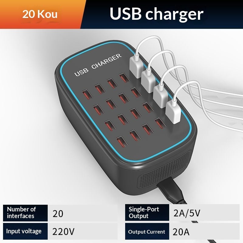 Chargeur USB multi-port universel pour téléphones portables