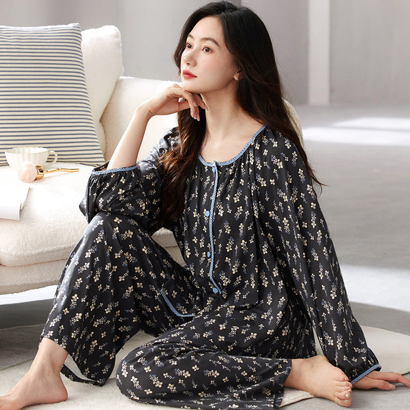 La mode des femmes Pyjamas de coton personnalisé costume