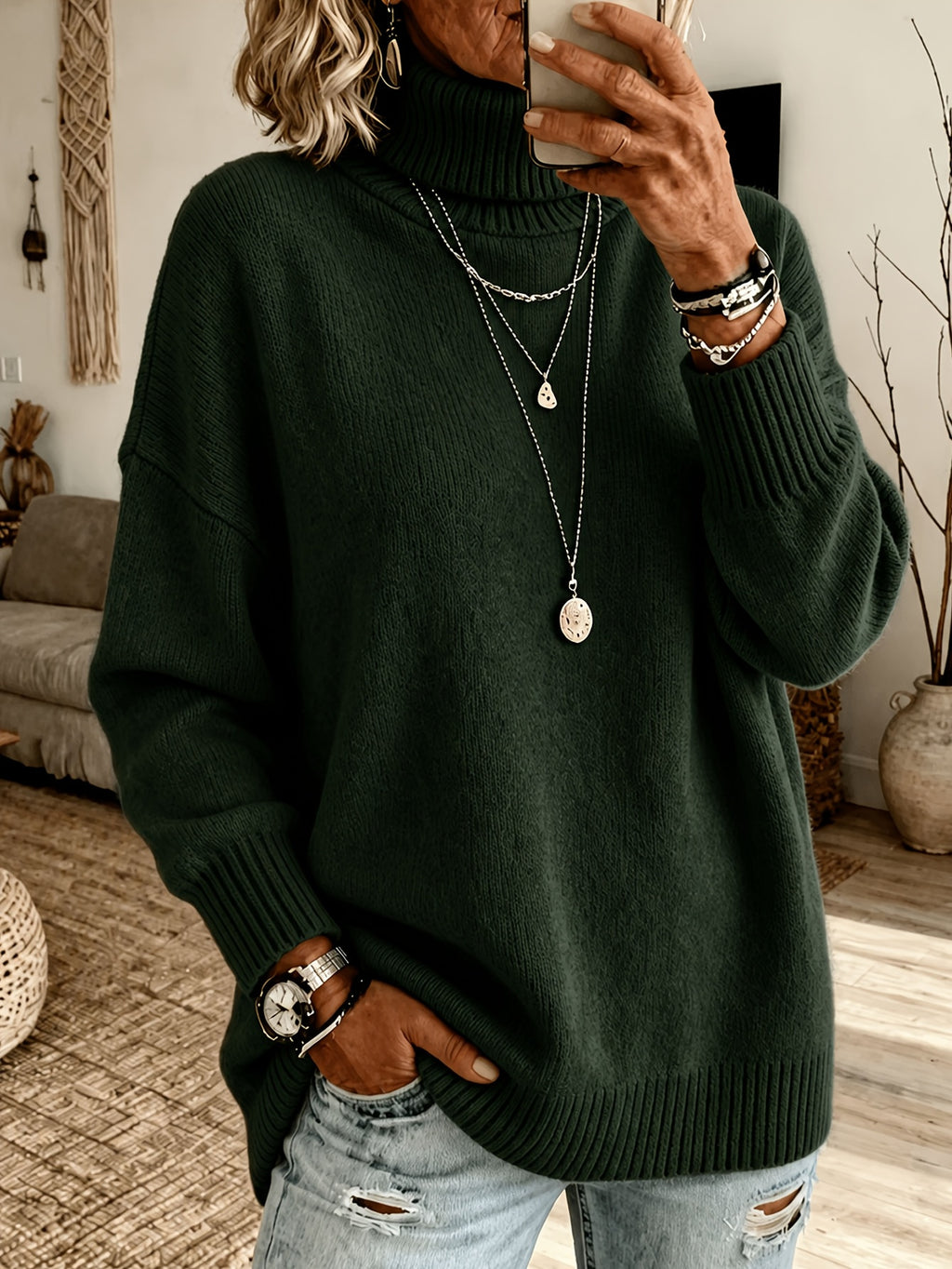 Polyester blouse