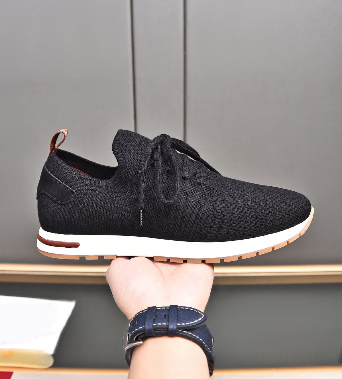 Sport tricoté Flyknit Mesh Hommes monocouche Chaussures Outdoor Casual Chaussures