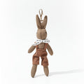 En peluche pendentif Creative Keychain Bow Tie Suspenders Rabbit