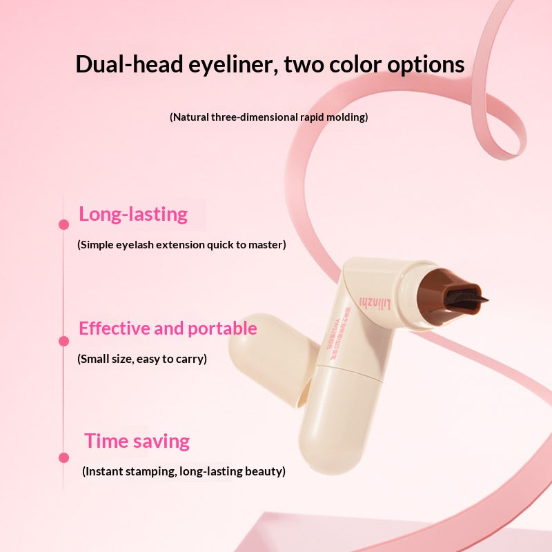 Lilin Zhi Rotating Eyeliner Stamp PenNatural longue durée et rapide-Drying