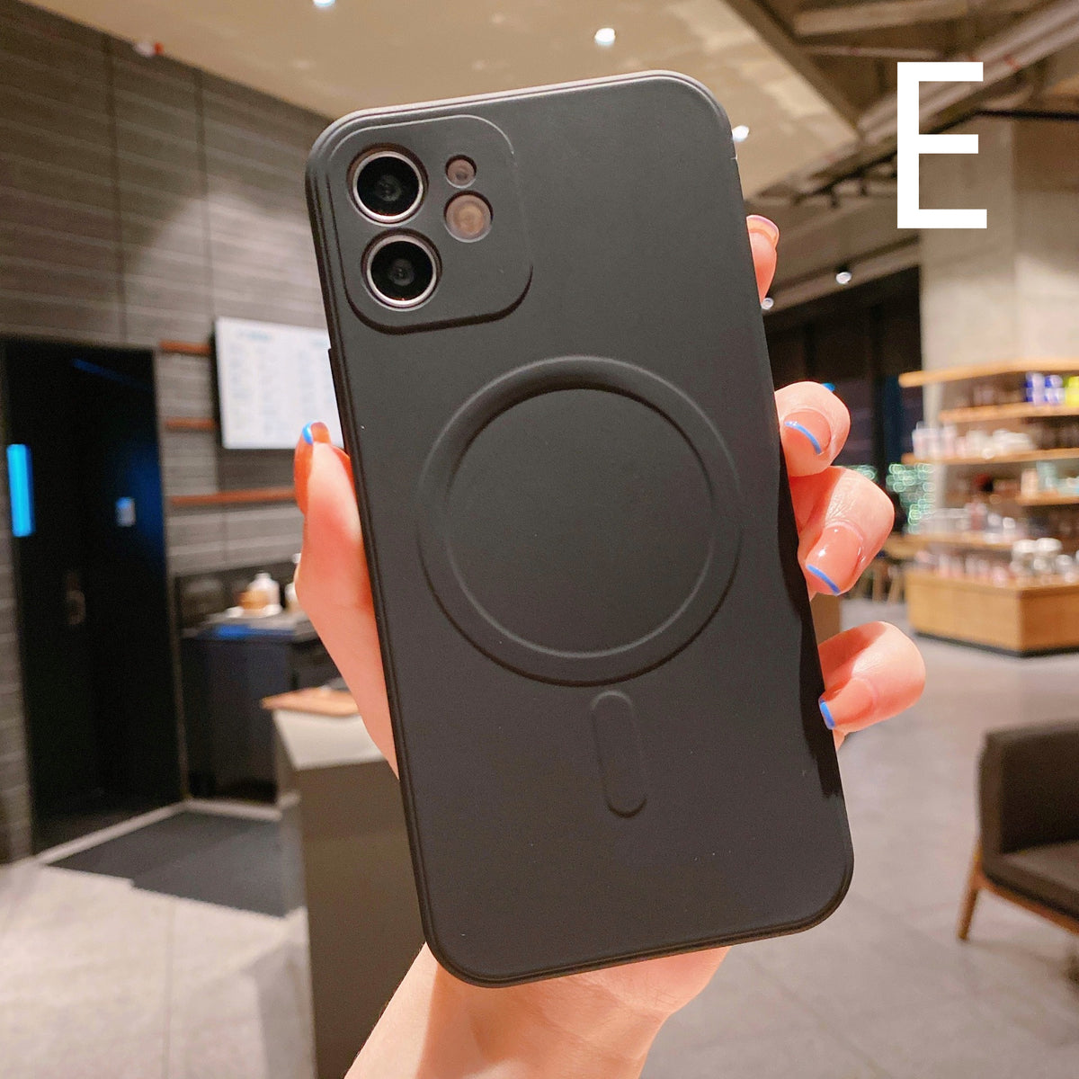 Compatible avec le boîtier à aspiration magnétique en silicone liquide