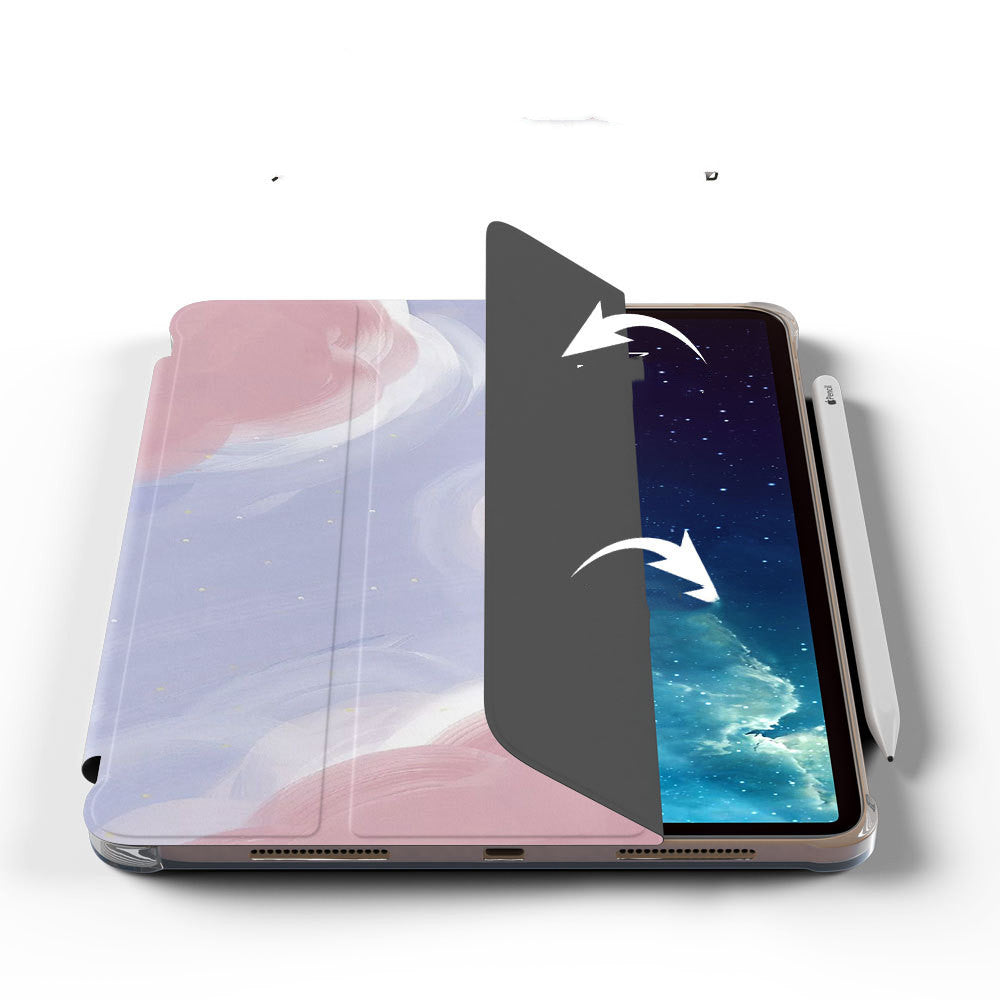 Littérature et table simple d'art avec étui de protection stylo