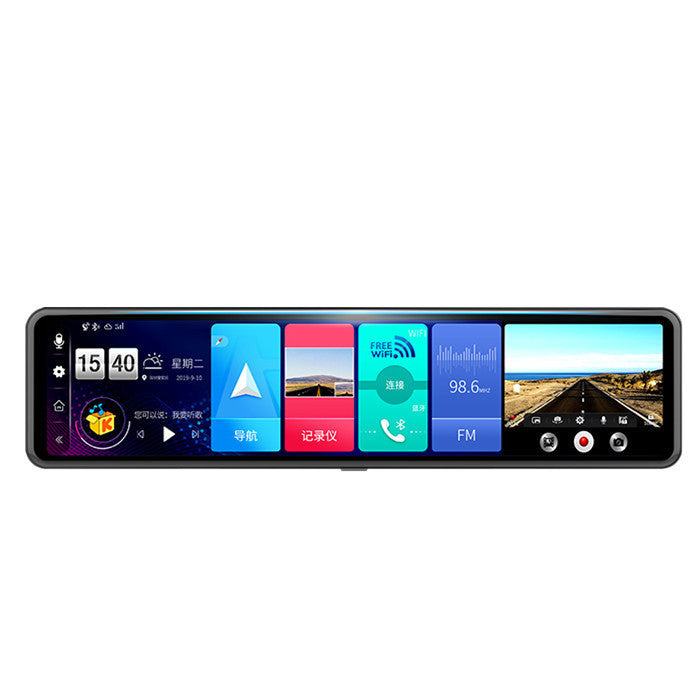 12 pouces 4G Smart Streaming Media Driving Recorder