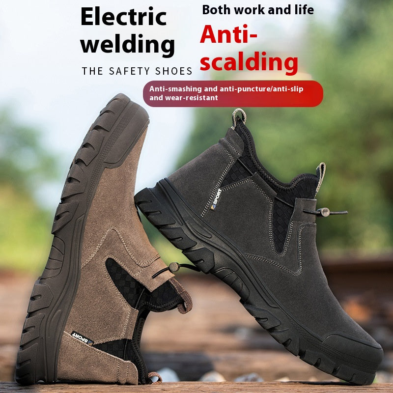 Soudure chaussures de sécurité sont enflammées et anti perçage