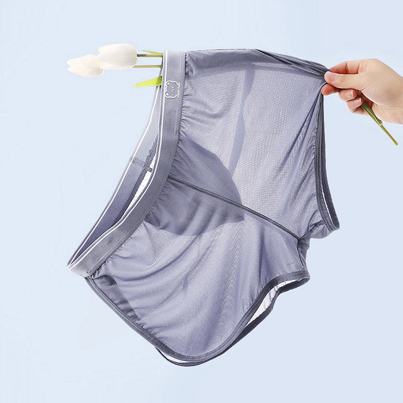 Men's Ice Silk Mesh Aro Pantalons Smooth Quick-Dry Cool Boxer Short