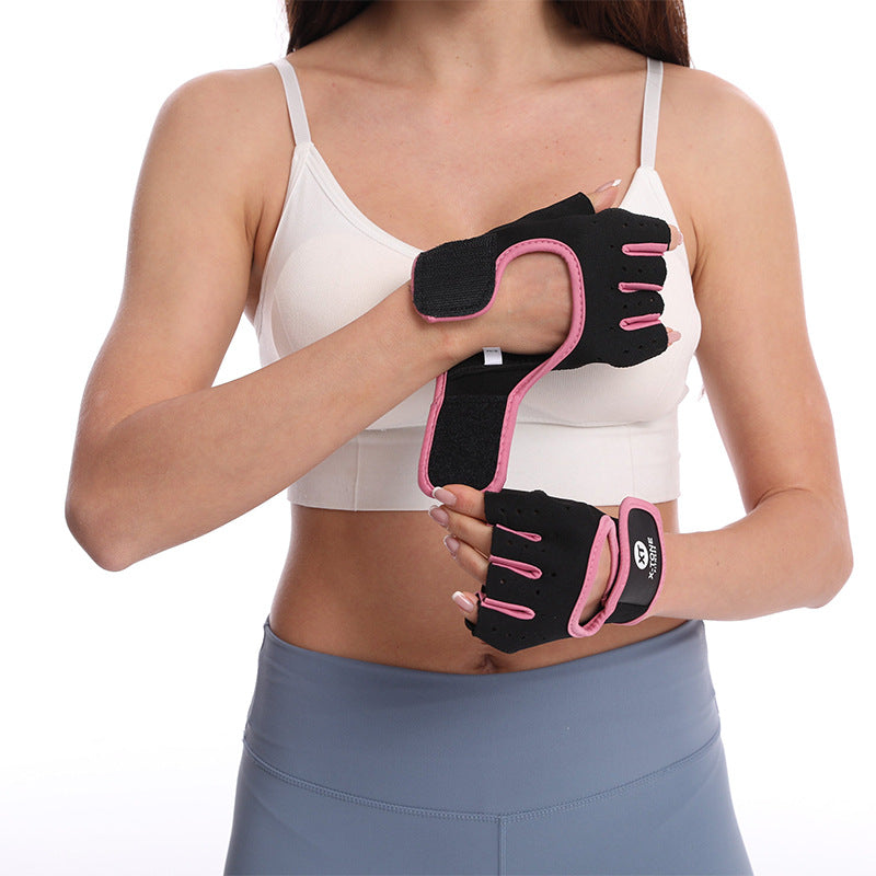Gants de fitness à moitié doigts pour vélo sportif