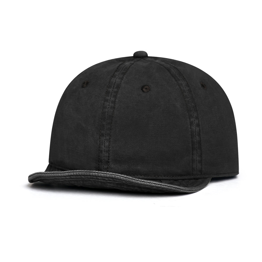 Style japonais Rétro Lavé à l'eau toile décontraction Soft Brim Casquette de baseball pour quotidien commu