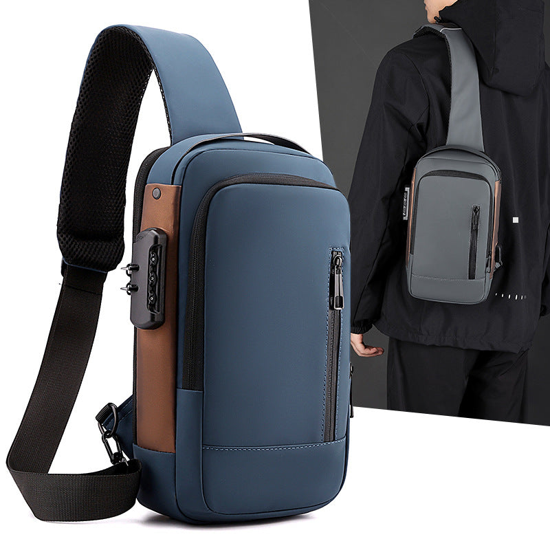 Sac de coffre antivol de moto pour hommes Casual Crossbody Outdoor