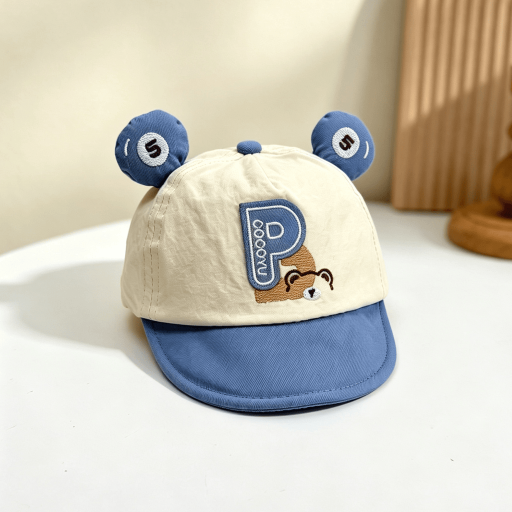 Casquette de baseball avec lettres brodées de style coréen