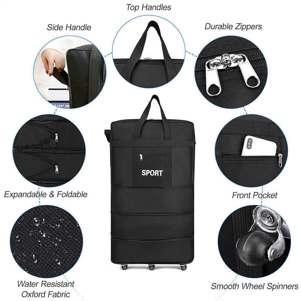42 Extra Grand Sac à Bagage Léger Valise Sac de Voyage Sac à Main BAG UK