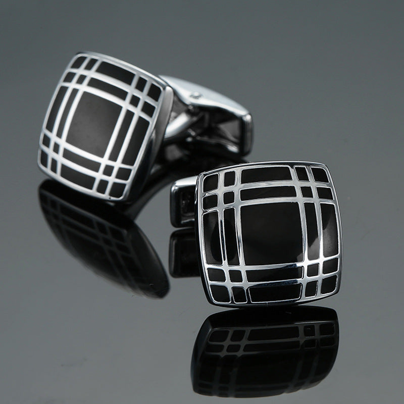 Men's Enamel Craft Vintage Collection Cube Cufflinks