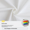 Canapé Appui-tête Coussin en peluche courte Imprimé Couverture d'oreiller