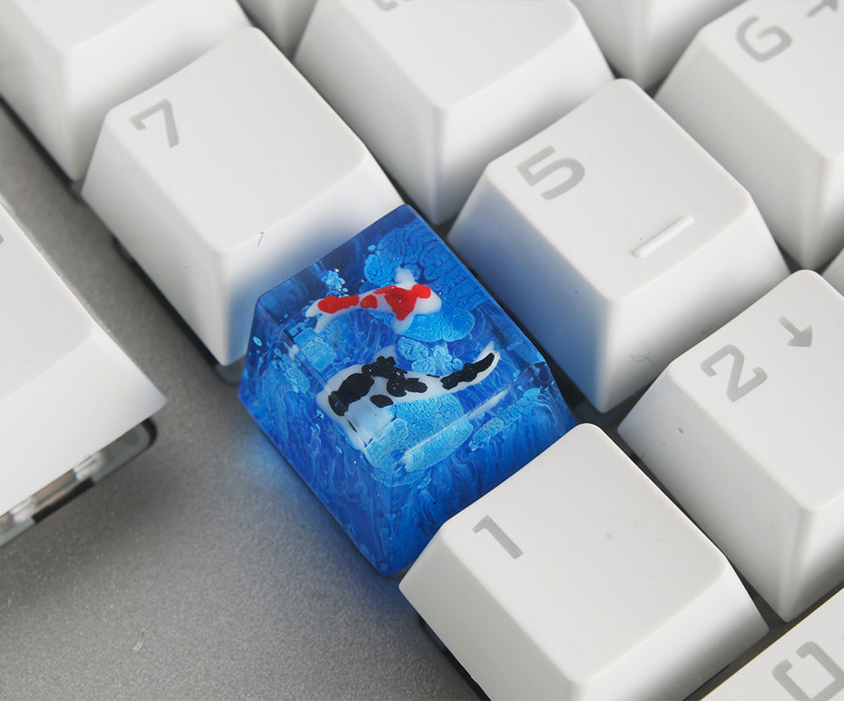 Captures de clés en résine Koi pour interrupteur Cherry Mx