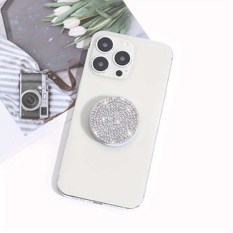 Folding Phone Stand, Shiny Mobile Phone Bracket, Folding Airbag Bracket, Airbag Bracket