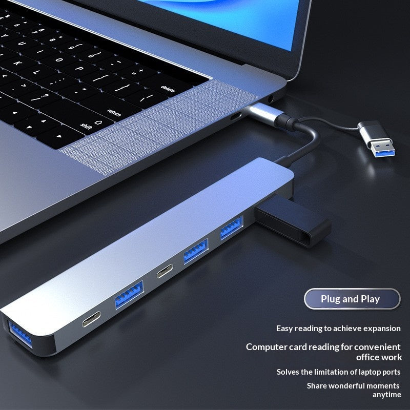 Extendeur d'ordinateur portable 8-en-1 à double tête multifonctions