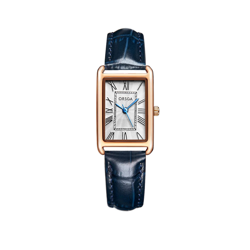 Montre Quartz en acier carré pour femmes mode