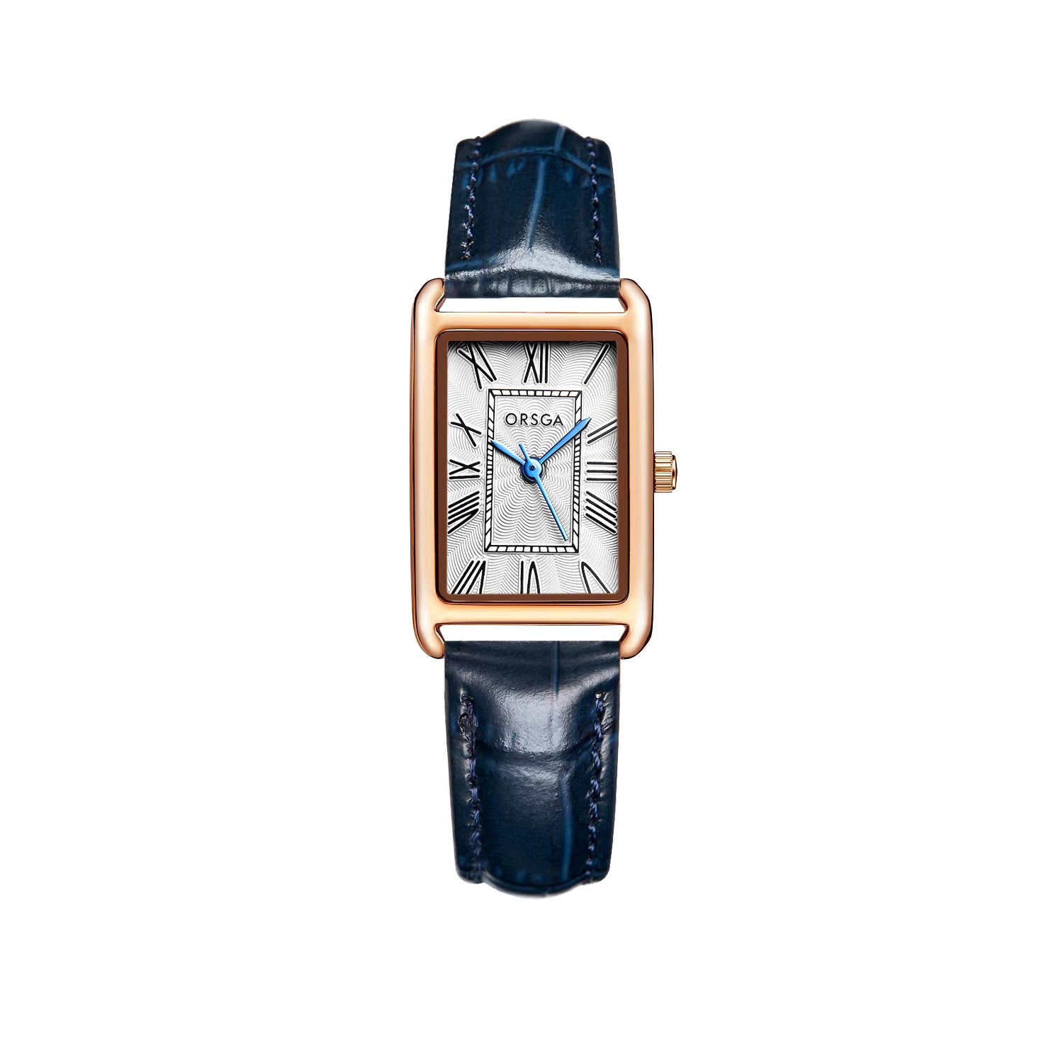 Montre Quartz en acier carré pour femmes mode