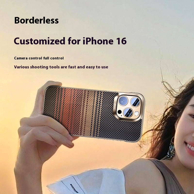 Kevlar Texture Magnetic Protective Cover Carbon Fibre