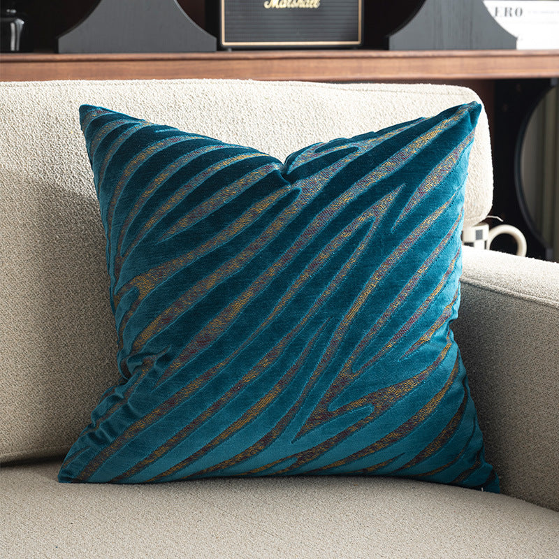 Coussin de canapé géométrique de luxe abordable Jetez l'oreiller et la couverture de dossier