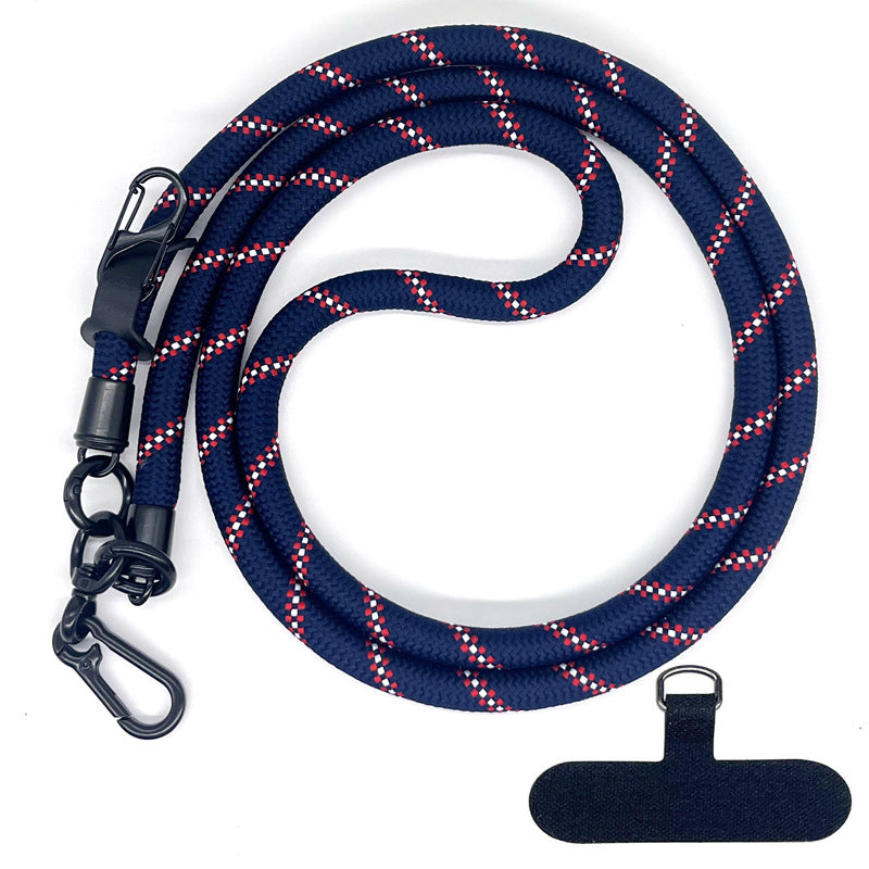 10MM Corde d'escalade Téléphone mobile Joint de lanyard Crossbody réglable Bracelet de téléphone mobile Cam