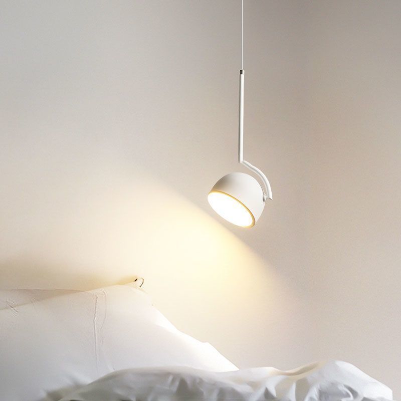 Multi-angle rotating bedroom chandelier side