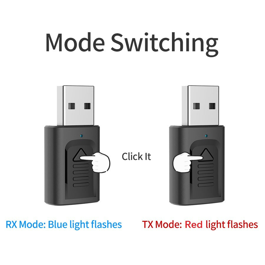 Récepteur 4-en-un d'émetteur audio USB