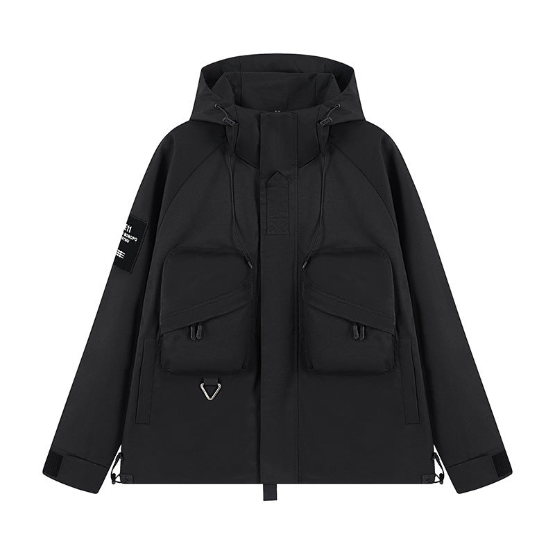 Hommes Vêtements de travail de plein air Veste de brise-vent polyvalente Casual