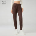 Pantalon de yoga haute taille pour femmes Drawstring Quick-drying Elastic Running Fitness