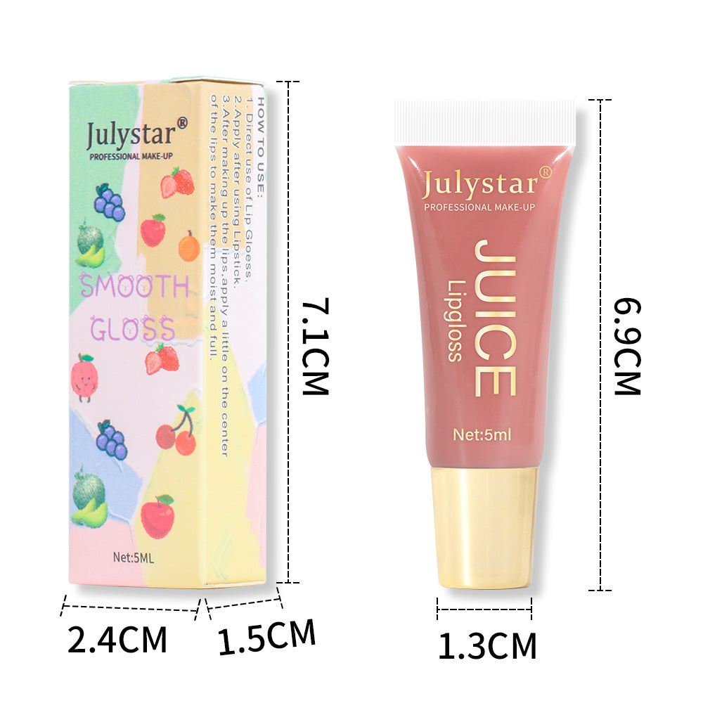 Fruit Flavor Glossy Lip Oil Natural Long Lasting Moisturizing Plump Shiny Lip Moisturizer Sh