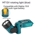 Lampe de poche rotative universelle LED rechargeable