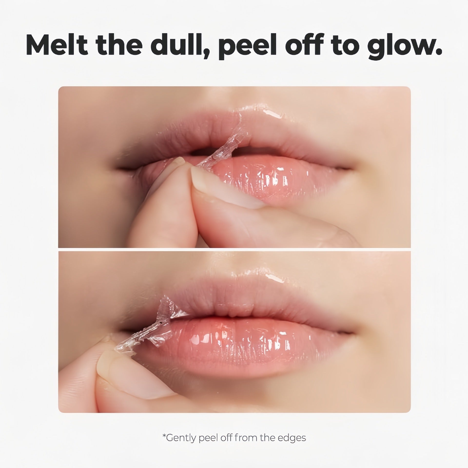 Refroidissement Masque à lèvres Peel-off Un traitement hydratant à lèvres Peel-off