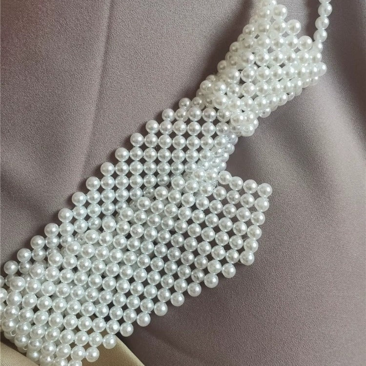 Perle Tie Chaînes du corps Hollow Out Handmade Retro