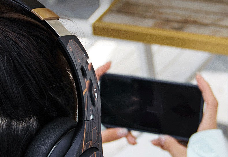 Casque Bluetooth Tête montée Active Réduction du bruit E-Sports Jeux Ordinateur Ultra-long